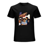 PLANDOO Men's 21 Jump Street 7Dmn - Camiseta De Manga Corta T Shirt Black S