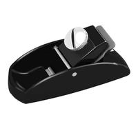 Plane à main de banc universel réglable, Pack of 2 Hand Planer Wood Carbon Steel Black 90x30mm(Black)