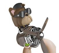 Plane Air Freshener, Dog Aromatherapy Diffuser, 3.26 Inch Vent Clip Attachment, Cute and Functional Design, Shar Pei Car Decor for Travel and Business Trip Use