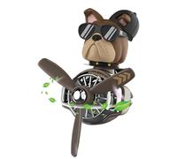 Plane Air Freshener for Car, Cute Dog Aromatherapy Diffuser Vent Clips, Shar Pei Car Fragrance, Fun Automobile Decor for Travel, Business Trip, 3.26x2.67x2.36in
