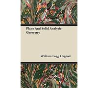 Plane And Solid Analytic Geometry
