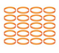 Planer Belt Drive Belt Ribbed Belt Multi Groove Driving Transmission Superior Quality High Efficiency Durable Light Orange 218mm 20Pcs Fit for F20A Electric Drill Planer