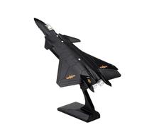 Planes modèles pour ALLIAL Model Aircraft Military Vehicle Sound and Light Pull Back Miniature Metal Fighter Collection Gift Boy Toy Airplane Kit (J20 Black)