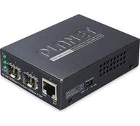 PLANET 10/100/1000Base-T vers Double SFP 1000Base-X (1 TP, 2