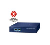 PLANET 2-Port 10G/1GBASE-X SFP+ convertisseur de support réseau Bleu