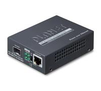 PLANET 802.3at PoE+ PD convertisseur de support réseau 2000 Mbit/s Noir