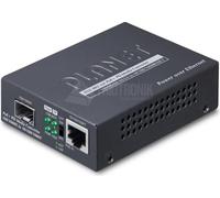 Planet 802.3at PoE+ PD convertisseur de Support réseau 2000 Mbit/s Noir