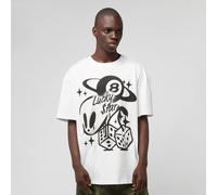 Mister Tee T-Shirt 'Planet Alien' noir / blanc, Taille M