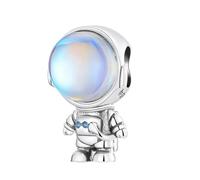 Planet Astronaut Rocket Moon Charms Perles 925 Pendentif En Argent Sterling Fit Bracelet Original Collier Pour Femmes Bijoux