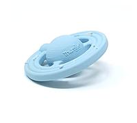 Planet CH3W (Bleu) Jouet pour bébé en caoutchouc naturel pour la dentition, le bain et le jeu sensoriel