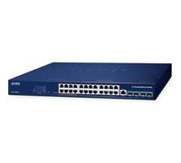 Planet Commutateur Géré L3 GS-6311-24HP4X – 24 RJ45 PoE + 4 SFP+, 128 Gbit/s, QoS, VLAN, SSH/SSL