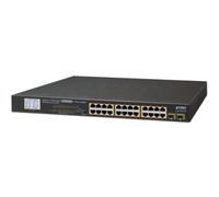 PLANET GSW-2620VHP commutateur réseau Non-géré Gigabit Ethernet (10/100/1000) Connexion Ethernet, supportant l'alimentation via ce port (PoE) 1U Bleu