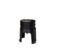 PLANET COMPOST-Lombricomposteur noir Magic Lombric 2 bacs - 28 litres