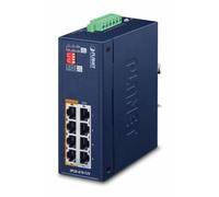 Planet Concentrateur Industriel à 4 Ports 10/100/1000T 802.3bt PoE ++ Injecteur W/12 V Booster
