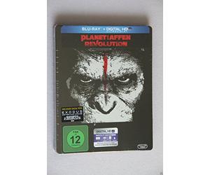 Planet der Affen Revolution Steelbook Blu-Ray + Digital Copy, Exklusives und stark limitiertes Steelbook, Müller-Markt Exklusiv, Deutsch, Englisch/English, Französisch, Uncut Region B