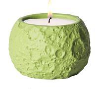 Planet Design Porte-bougies en ciment, Porte-bougies vides pour bougies à réchaud, Petite boîte de rangement pour petites choses(Vert)