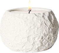 Planet Design Porte-bougies en ciment, Porte-bougies vides pour bougies à réchaud, Petite boîte de rangement pour petites choses(Beige)