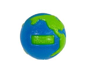 Planet Dog Balle pour Chien Planet Ball - Distributeur de friandises - en Orbee-Tuff - Bleu/Vert - S
