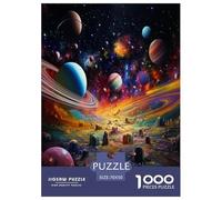 Planet Earth Espace 1000 Pièces Espace Adultes Puzzle Cadeaux d'anniversaire pour Noël Jeu De Défi Familial Jeux Éducatifs Décoration Intérieure Stress Relief Toy 70x50cm/1000pcs