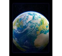 Planet Earth From Space Notebook / Journal: Lined Nature Ecology Environment Notepad/Planner For Adults, Boys & Girls (Kids) | For Home or School | A Great Gift / Present | Large 8.5x11" | 120 Pages.