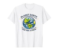 Planet Earth You are a Crew Globe Space Astronaute T-Shirt