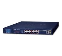 Planet FGSW-1822VHP SW 16P PoE+ 300W+ écran LCD +2G +2SFP