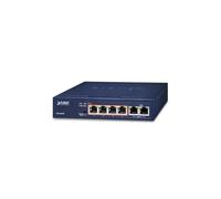 PLANET FSD-604HP-SD - Switch Desktop PoE+ 4 Ports 802.3af/at + 2 Ports Fast Ethernet, Budget PoE 60W