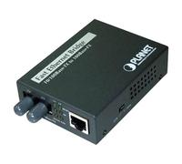 PLANET FT-801 - Convertisseur de média à fibre optique - 100Mb LAN - 10Base-T, 100Base-FX, 100Base-TX - RJ-45 / ST multi-mode - jusqu'à 2 km - 1310 nm