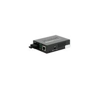 Planet Convertisseur réseau FT-802S15 – 100 Mbit/s 1310 nm Monomode, 15 km SC Duplex Noir