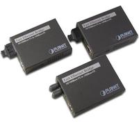 PLANET FT-802S15 PLANET Media Converter, monomode 10/100Base-TX vers 100Base-FX, y compris bloc d'alimentation SC Connector, Up to 15km