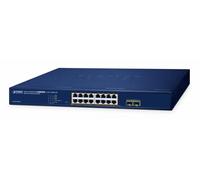 Planet GS-2210-16P2S Switch Smart 16xGE PoE+ 2xSFP
