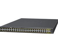PLANET GS-4210-48P4S PLANET Commutateur géré 48 ports 10/100/1000T 802.3at PoE + 4 ports 100/1000BASE-X SFP / 440W