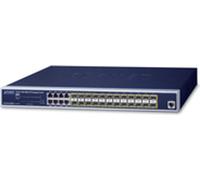 Planet GS-5220-16S8CR - Administré - L2+ - Gigabit Ethernet (10/100/1000) - Alimentation par Ethernet (PoE) - Montage en rack - 1U