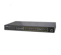 PLANET GS-5220-16S8CR - Commutateur - Géré - 24 x Gigabit SFP + 8 x 10/100/1000 partagé - Montable sur rack