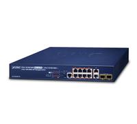 PLANET GS-5220-8P2T2S commutateur réseau Géré L2+ Gigabit Ethernet (10/100/1000) Connexion Ethernet, supportant l'alimentation via ce port (PoE) 1U Bleu
