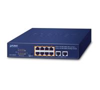 Planet GSD-1008HP switch 10" 10P gigabit dont 8 PoE+ 120W