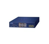 Planet GSD-1022UP 2-Port 10/100/1000T 802.3bt PoE + 4-Port 10/100/1000T 802.3at PoE + 2-Port 10/100/1000T + 2-Port 1000X SFP Desktop Switch (180W PoE Budget, 95 Watt 802.3bt Type 4/UPOE/Legacy mode su