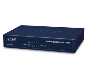 PLANET GSD-503 commutateur réseau Gigabit Ethernet (10/100/1000) Bleu