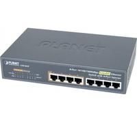 Planet GSD-804P switch 10" métal 8P Gigabit dont 4 PoE 55W