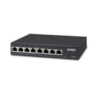 PLANET GSD-805 - Switch Gigabit Ethernet 8 ports 10/100/1000BASE-T, Fanless, Jumbo Frame 9K