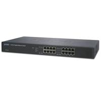 PLANET GSW-1601 Commutateur Gigabit PLANET N-Way 16 ports 10/100/1000 Mbps, 16x RJ45 Version rack