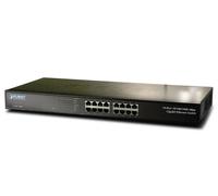 PLANET GSW-1601 commutateur réseau Non-géré Gigabit Ethernet (10/100/1000) 1U Bleu
