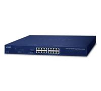 PLANET GSW-1601 commutateur réseau Non-géré Gigabit Ethernet (10/100/1000) 1U Bleu
