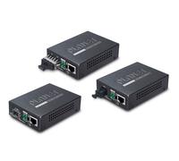 Planet GT-802S40 Convertisseur de fibre optique Ethernet Gigabit 2000 Mbit/s Noir
