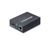 PLANET GT-805A-PD Convertisseur de Média PoE+ PD 2000 Mbit/s Gigabit Ethernet SFP, Standards IEEE 802.3af/at/bt, Jumbo Frames 9000, Noir