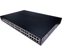 PLANET HPOE2400G commutateur réseau Géré Gigabit Ethernet (10/100/1000) Connexion Ethernet, supportant l'alimentation via ce port (PoE) 1U Bleu
