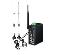 Planet ICG-2510W-LTE-EU Routeur Cellulaire Industriel 4G LTE Noir DIN-Rail IP30