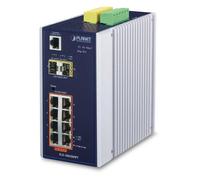 Planet Switch industriel IGS-10020HPT Niveau 2 8 ports Gigabit PoE+ & Fibre