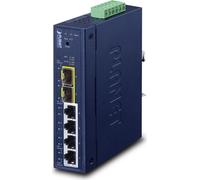 Planet IGS-4215-4T2S commutateur L2 industriel, 4x1Gb, 2x 1Gb SFP, dual 9-48VDC, -40~75°C, IP30