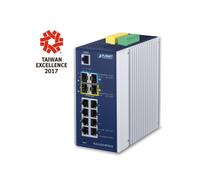 PLANET IGS-5225-8T2S2X commutateur réseau Géré L3 Gigabit Ethernet (10/100/1000) Bleu, Argent